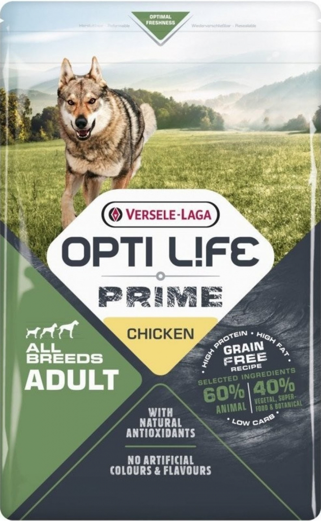 VL Opti Life Prime dog Adult Chicken 12,5+2,5 kg