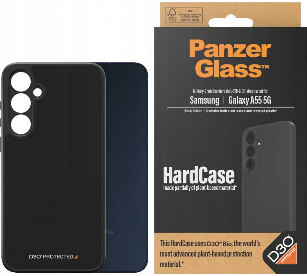 PanzerGlass HardCase D30 Samsung Galaxy A55 5G čierne edition 0473