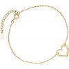 Olivie Strieborný náramok SRDCE GOLD 5392 Ag 925; ≤1 g.