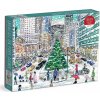 GALISON Puzzle Padajúci sneh na Park Avenue 1000 dielikov