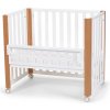 KINDERKRAFT SELECT Postieľka drevená Koya s funkciou ohrádky vrátane matraca White, Premium