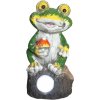 Dekorácia Strend Pro Garden, žaba, solárna, 2xLED, 9,5x9x19 cm