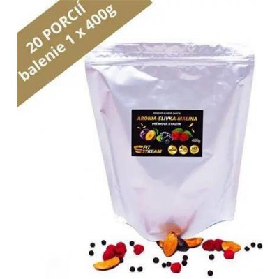 FitStream - Fit balíček sušené ovocie - Aronia/Slivka/Malina 400gr.(20porcii)