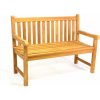 Záhradná lavica DIVERO 2-miestna masívna 120 cm