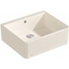 VILLEROY & BOCH VILLEROY & BOCH - Keramický drez Farmhouse 60 X (= Spülstein 60 X) Cream modulový 595 x 500 x 200 bez excentra 636001KR