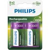 Philips D 3000mAh 2ks R20B2A300/10 + záruka 3 roky zadarmo