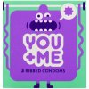 You Me Macho kondómy so stimulujúcimi vrúbkami 3 ks