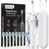 ZENWIRE Sonická zubná kefka - magnetická - elektrická - pre dospelých - pre deti - biela - MagniSonic 506 - 6 čistiacich programov