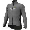 Pánska cyklistická bunda Guscio Alé Cycling Black Reflective prechodná sivá/čierna 6XL