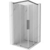 Mexen Rox Duo sprchový kút posuvný 75 x 75 cm, transparentný, gun metal - 8C2D-075-075-95-00