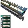 DATACOM Patch panel 24x / RJ-45 / CAT5E / UTP / 19 / s vyviazaním (5027121222)