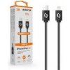 ALIGATOR USB-C/LIGHTNING,ČERNÝ, 8595181191910