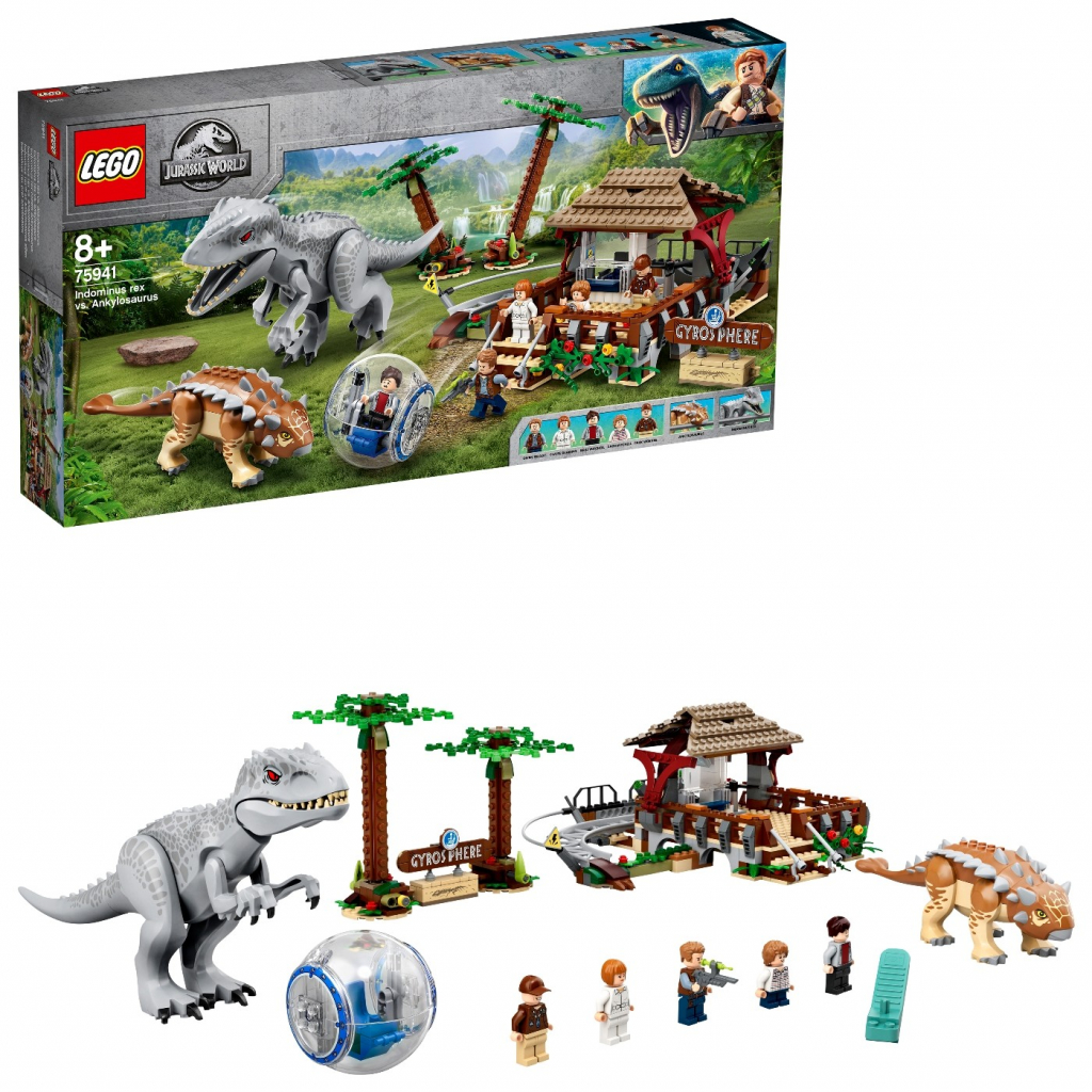 LEGO® Jurassic World 75941 Indominus rex proti ankylosaurovi