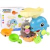 LeanToys Hračka do vane - Kolotoč s delfínmi