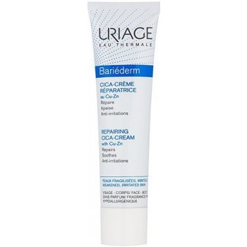 Uriage Bariéderm Cica Repairing Cream with Cu-Zn reparačný krém s obsahom medi a zinku 100 ml