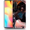 Picasee silikónový čierny obal pre Xiaomi Mi Note 10 Lite - Cream