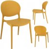 Plastová stolička JUSTIN horčicová