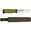 Morakniv 10629 2000 všestranný nôž 10,9 cm, čierno-zelená, plast, guma, plastové puzdro