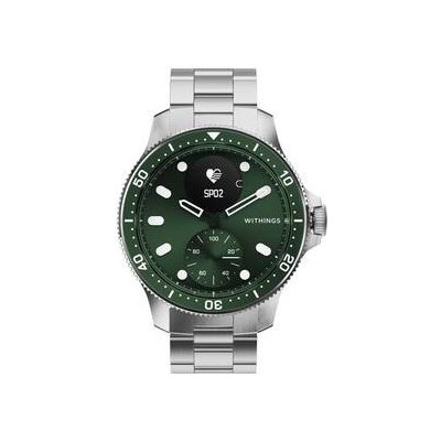Inteligentné hodinky Withings Scanwatch Horizon - Special Edition 43mm (HWA09-model 8-All-Int) zelené