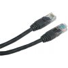 PremiumCord sputp01C patch UTP RJ45-RJ45 level 5e, 1m, černý