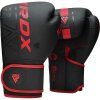 Boxerské rukavice RDX F6 KARA BOXING GLOVES Čierna,Červená