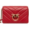 Pinko Dámská kožená crossbody kabelka