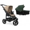 TFK Mono3 2v1 Sand Combi carrycot + Seat unit Nenafukovacie kolesá (s výplňou) Hlboká vanička Olive