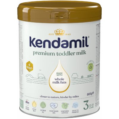 Kendamil Premium batoľacie mlieko 3 HMO+ (800 g)