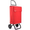Nákupný vozík Compactor červený polyester