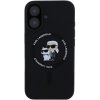 Karl Lagerfeld Karl and Choupette silikónový kryt s MagSafe pre iPhone 16 - čierny 57983122710 - možnosť vrátiť tovar ZADARMO do 30tich dní