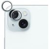Ochranné sklo šošovky fotoaparátu Epico hliníkové ochranné sklo na čočky fotoaparátu pro iPhone 15 / 15 Plus - modrá 81112151600001
