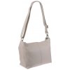 NovaKabelka.sk Batilda Beige Crema kožená talianska crossbody kabelka béžová
