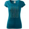 Gitary celé tričko - Dámske tričko Pure - XL ( Petrolejová )