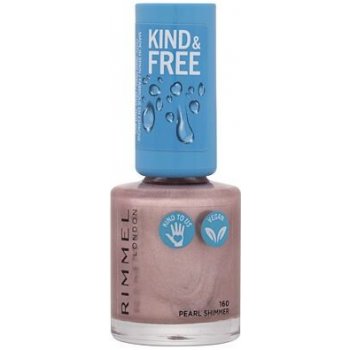 Rimmel London Kind & Free lak na nechty 160 Pearl Shimmer 8 ml