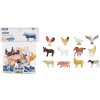 Wiky Zvieratká figúrky farma 12 ks set 10 cm