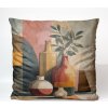 Takoy Zamatová obliečka na vankúš 45x45 zlaté vázy 1-HT-00355 | 45 x 45 cm