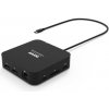 PORT dokovací stanice USB-C 10v1, 2x4K Display Port, 5x USB-A, USB-C 85W PD, Ethernet, SD 901907