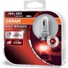 OSRAM 12V H4 60/55W night breaker silver (2ks) Duo-box