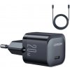 Joyroom JR-TCF02, USB-C PD 20W + USB-C kábel, čierna