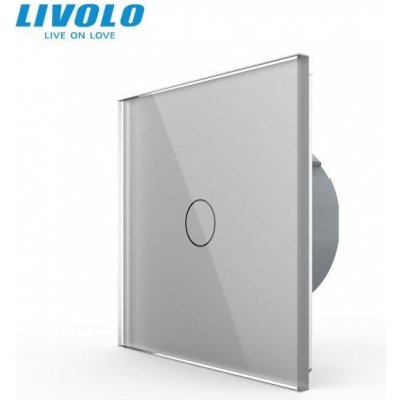 Livolo VL-C701-15 Dotykový č.1, strieborný