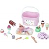 Tooky Toy Čajový set s dezertami v kýbliku