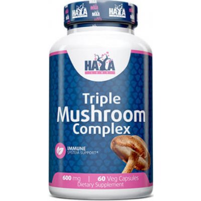 Haya Labs Triple Mushroom Complex 60 kapsúl