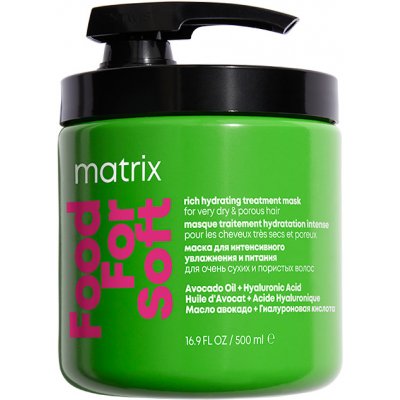 Matrix Food For Soft intenzívna hydratačná maska na vlasy 500 ml Oficiálna distribúcia