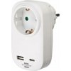 Adaptér pre zásuvku Brennenstuhl s USB-A/C