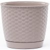 Prosperplast DRLO300 Kvetináč Ratolla Round 30cm Mocca 7529U