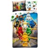 Halantex · Bavlnené posteľné obliečky LEGO Ninjago - 100% bavlna - 70 x 90 cm + 140 x 200 cm
