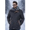 Max Original Leather Pánska semišová bunda - 8062 FUR black Farba: Čierna, Veľkosť: 6XL 70-76
