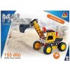 Stavebnica Malý mechanik - Bager, 155 ks, 20x27cm (8590756083348)