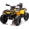 mamido Detská elektrická štvorkolka Can-Am Outlander ATV žltá