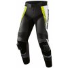 Kalhoty na motocykel Shima STR 2.0 čierno-bielo-fluo žlté Veľkosť: 56